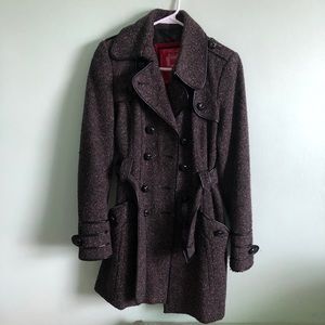 Dark Grey/Brown Peacoat